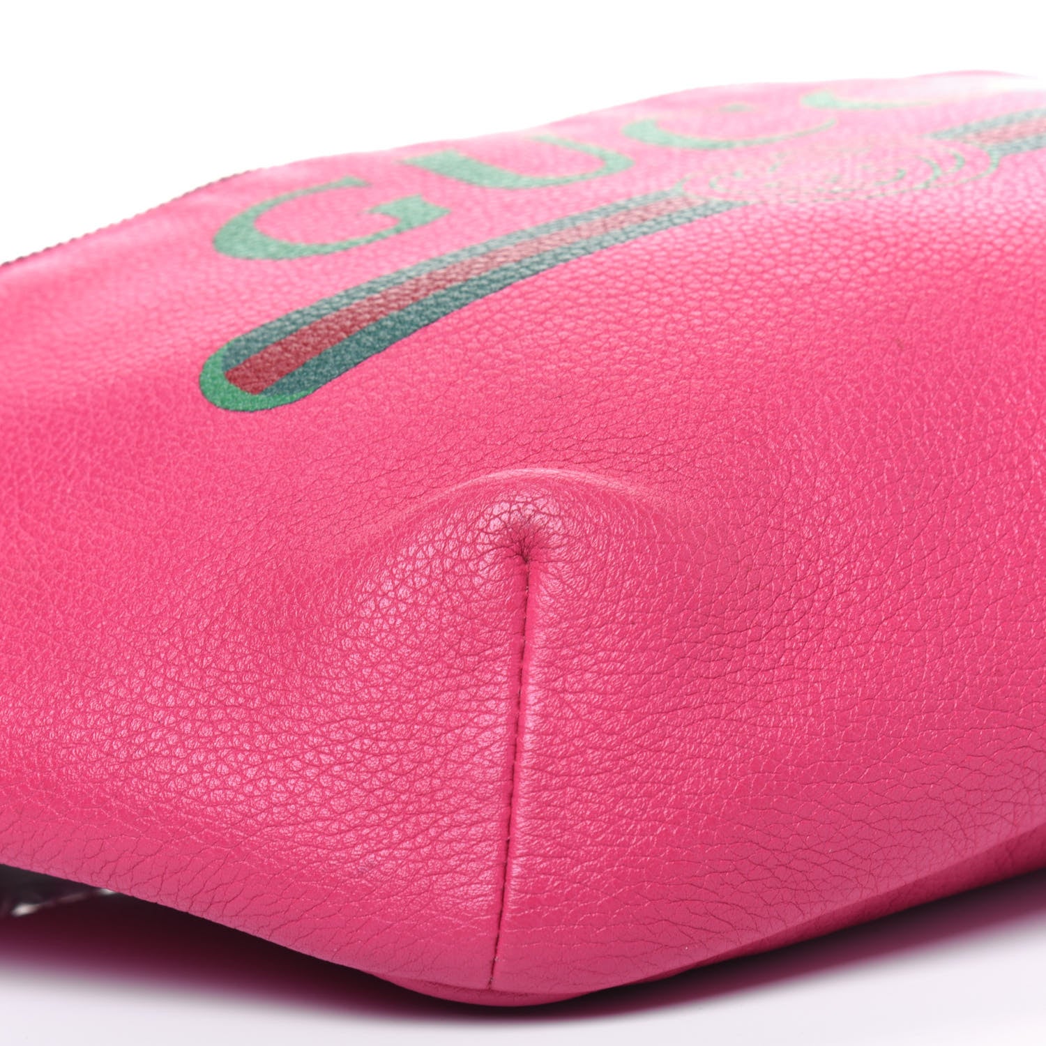 Gucci Grained Calfskin Logo Belt Bag Pink 14 of 17