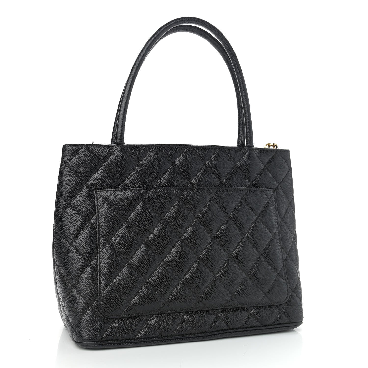 Chanel Caviar Quilted Medallion Tote Black 3 of 11
