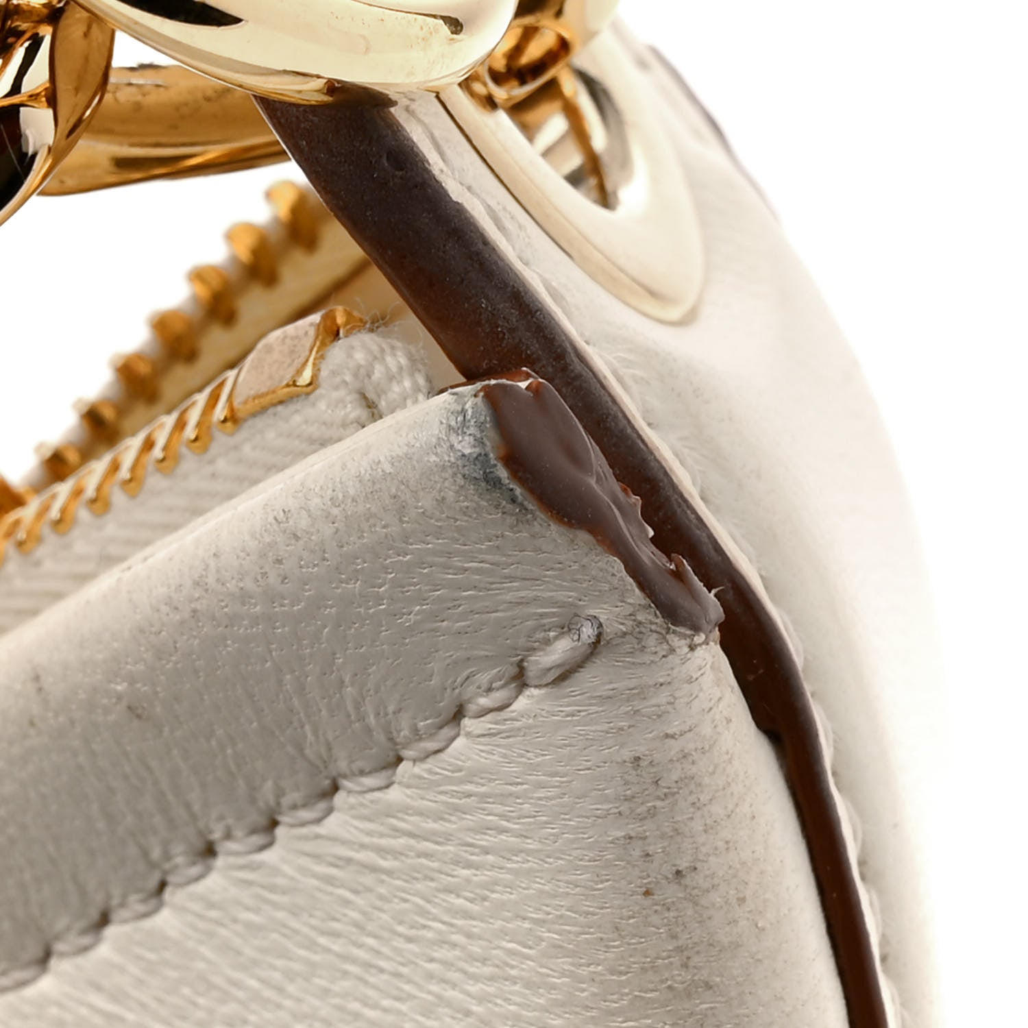 Valentino Garavani Nappa Mini Vlogo Moon Hobo Bag Ivory 14 of 20