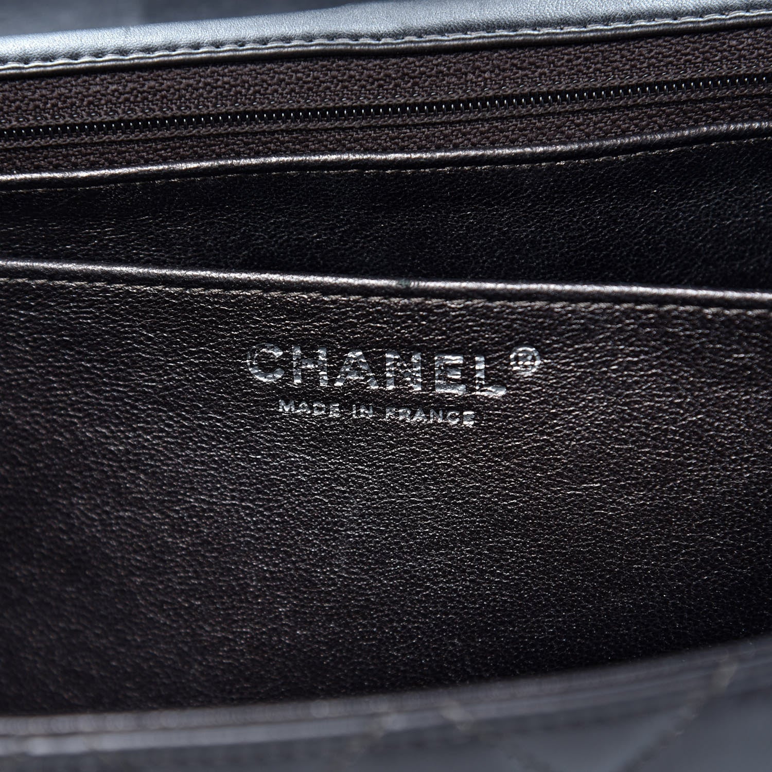 Chanel Lambskin Maxi Single Flap Flap Dark Grey 6 of 18