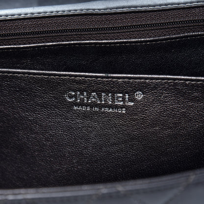 Chanel Lambskin Maxi Single Flap Flap Dark Grey 6 of 18