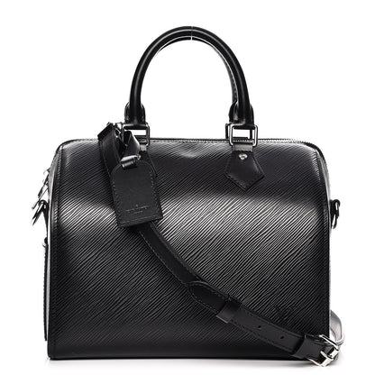 Louis Vuitton Epi Speedy Bandouliere 25 Black 1 of 12