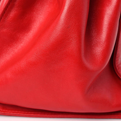 Chanel Lambskin CC Drawstring Shoulder Bag Red 18 of 22