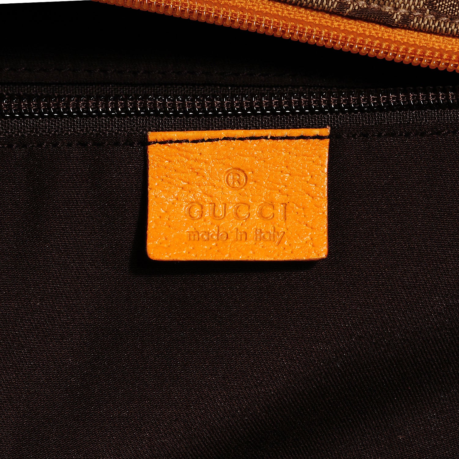 Gucci GG Monogram Web Medium Collapsable Carry On Duffle Beige Orange 6 of 7