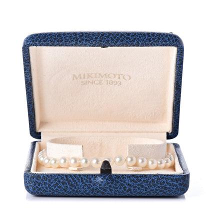 Mikimoto 18K Yellow Gold Akoya Pearl 5-5.5mm Strand Bracelet 5 of 5