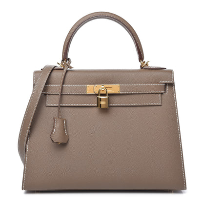 Hermes Epsom Kelly Sellier 28 Etoupe 1 of 11