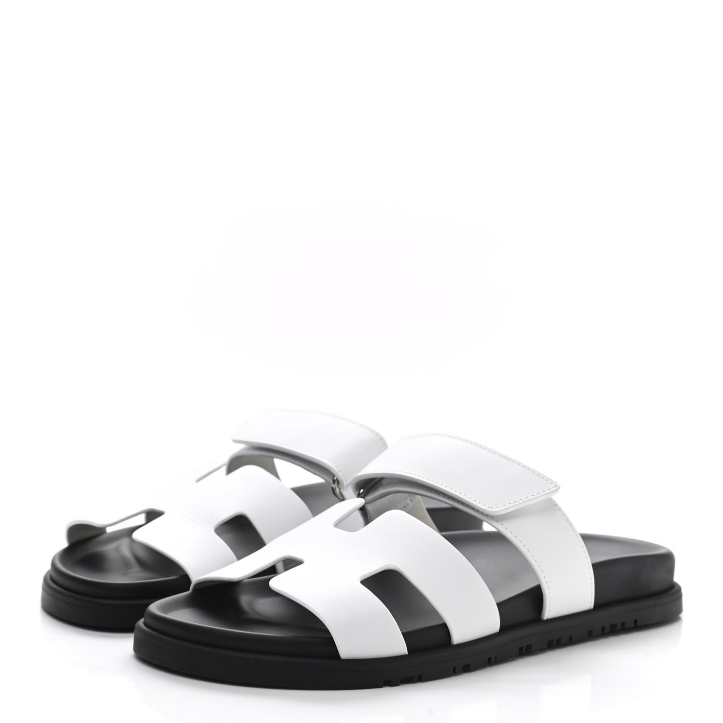 Calfskin Womens Chypre Sandals 38 White