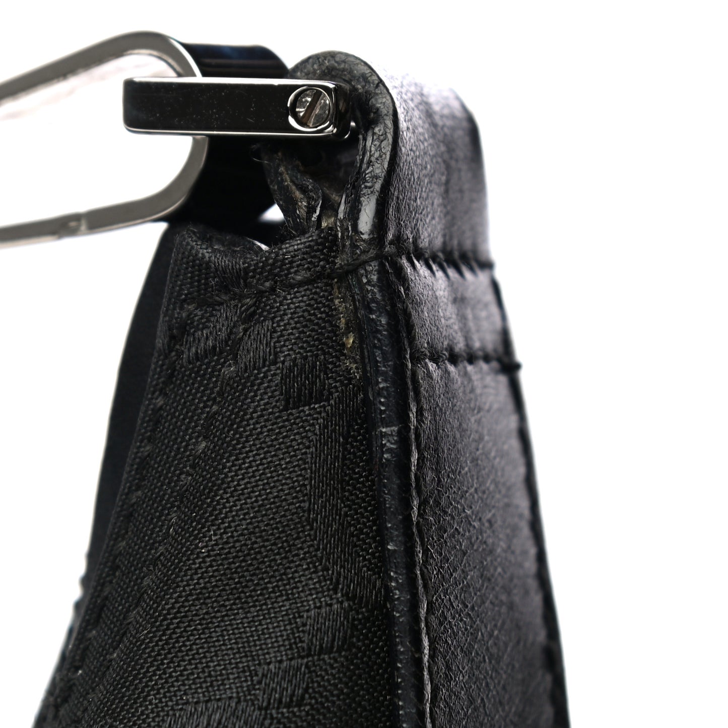 Nylon Monogram Hobo Black