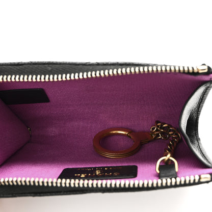 Chanel Caviar Quilted Zipped Key Holder Case Black 5 of 9