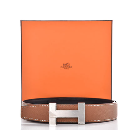 Hermes Swift Togo 32mm Quizz H Belt 80 Black Gold 8 of 8