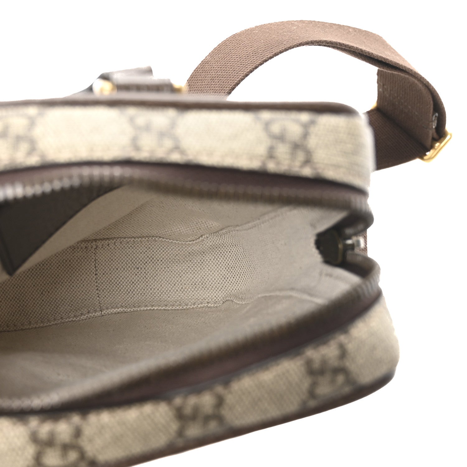 Gucci GG Supreme Monogram Web Mini Ophidia Messenger Brown 5 of 10