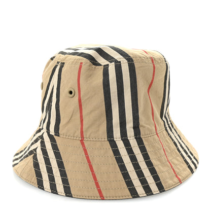 Burberry Technical Cotton Vintage Check Bucket Hat S Archive Beige 1 of 8