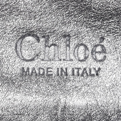 Chloe Metallic Calfskin Large Betty Shoulder Bag Charbon 6 of 7