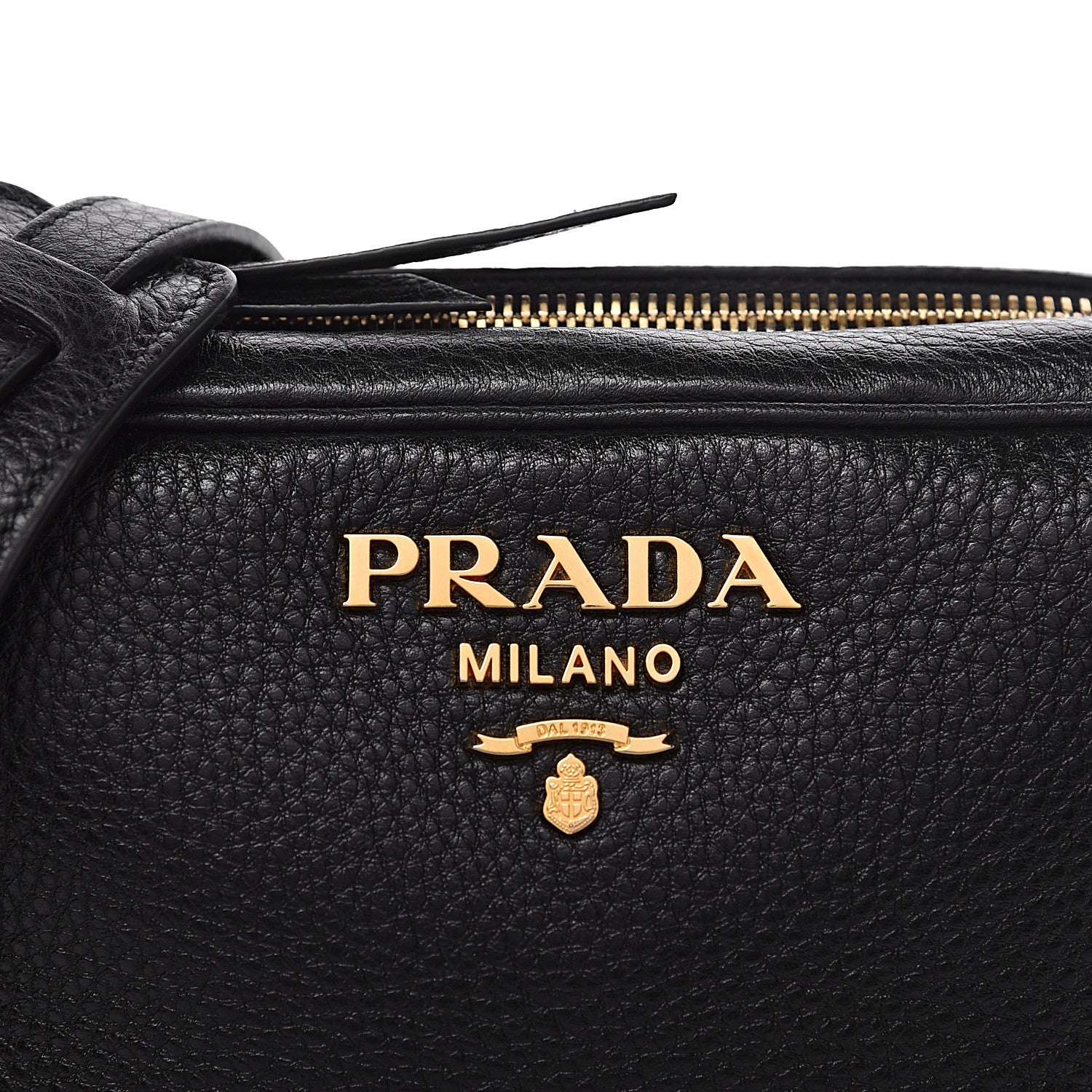 Prada Vitello Phenix Camera Bag Black 471215 – FASHIONPHILE