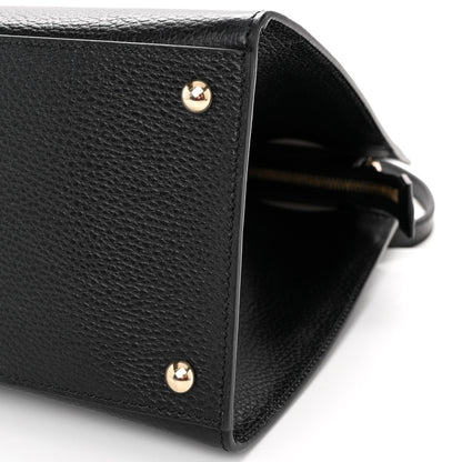 Gucci Dollar Calfskin Large Soho Top Handle Satchel Black 10 of 12