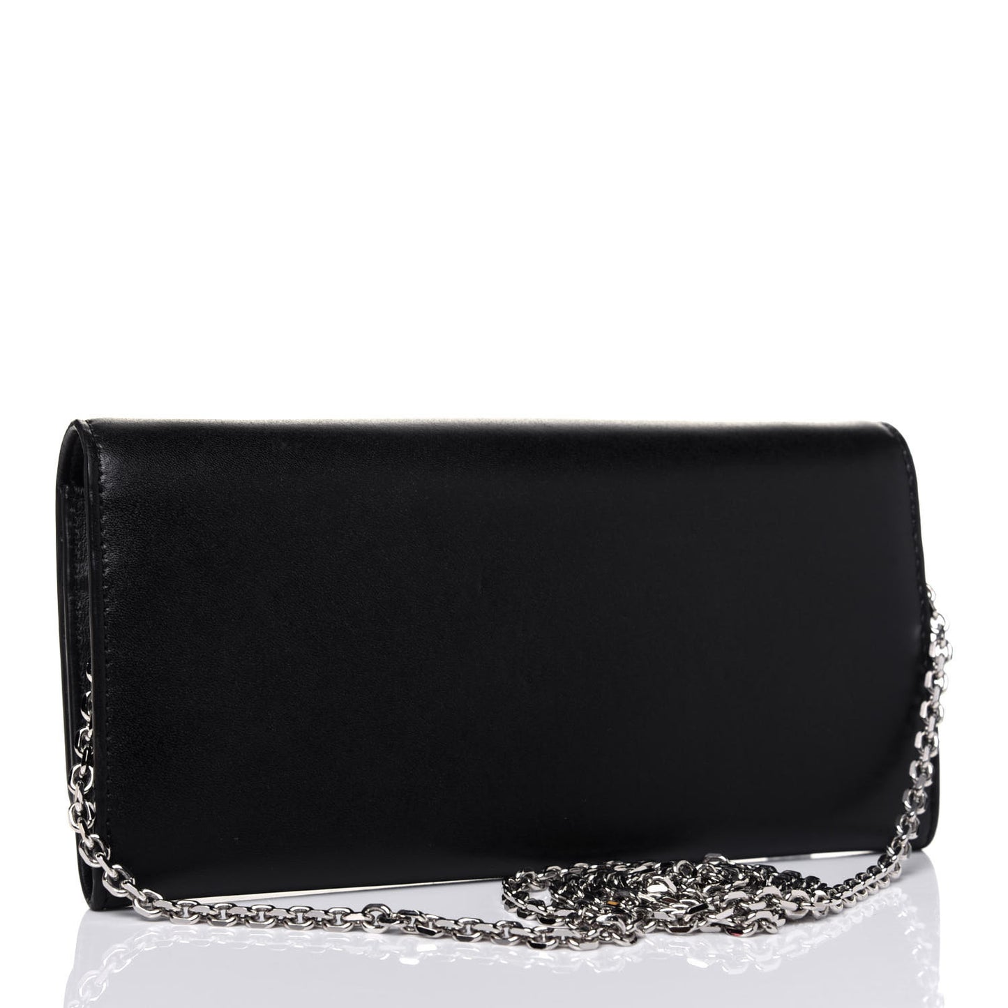 Vitello Liberty Fun Fair Studded Continental Wallet On Chain Black Multicolor