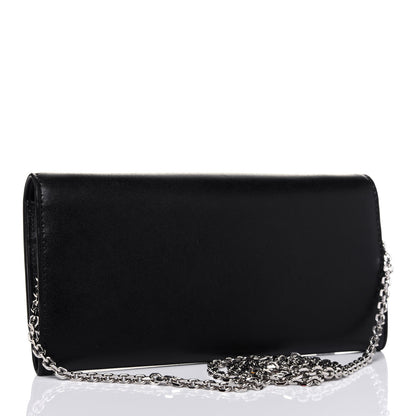 Fendi Vitello Liberty Fun Fair Studded Continental Wallet On Chain Black Multicolor 3 of 11