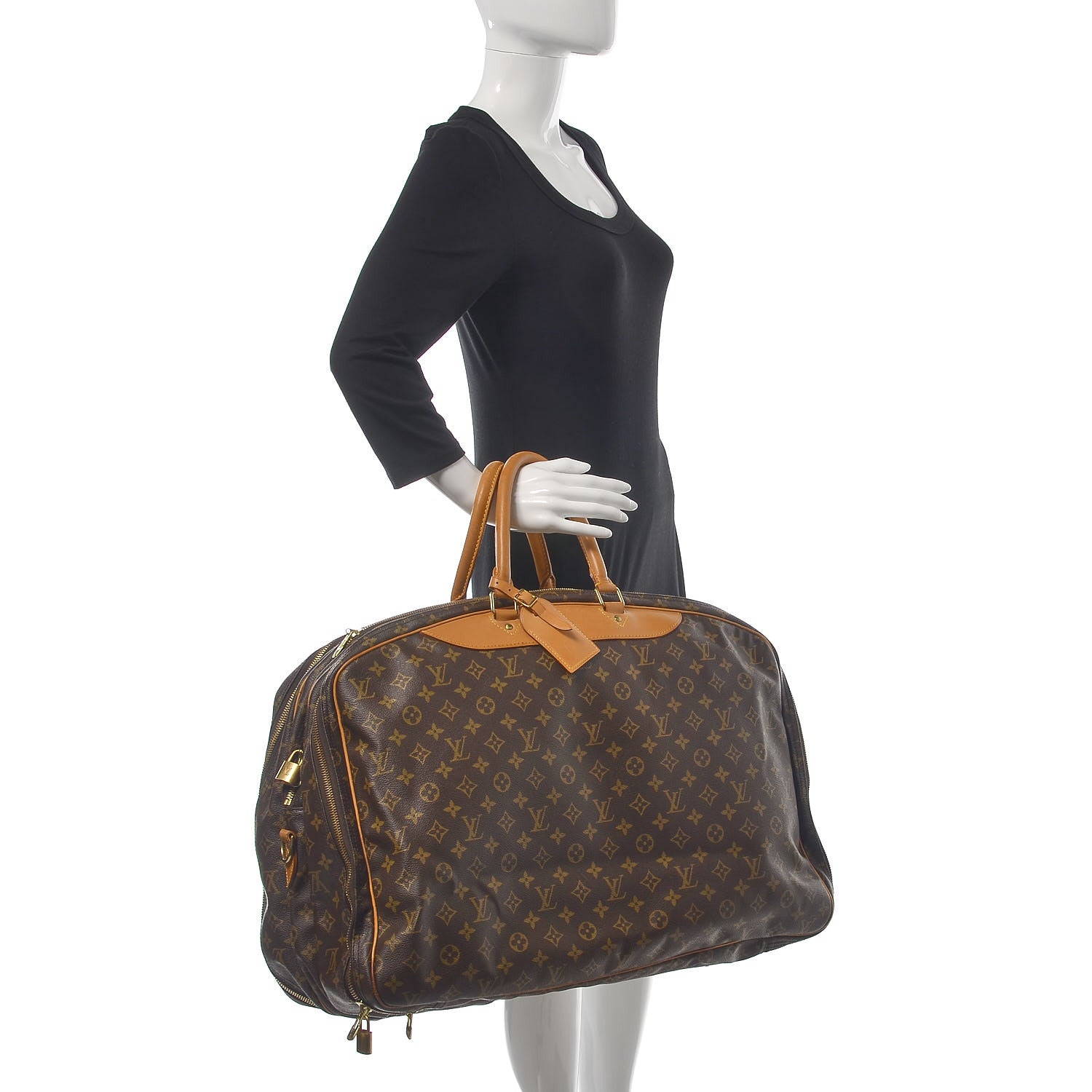 Louis Vuitton Monogram Alize 3 Compartment Bag 2 of 11