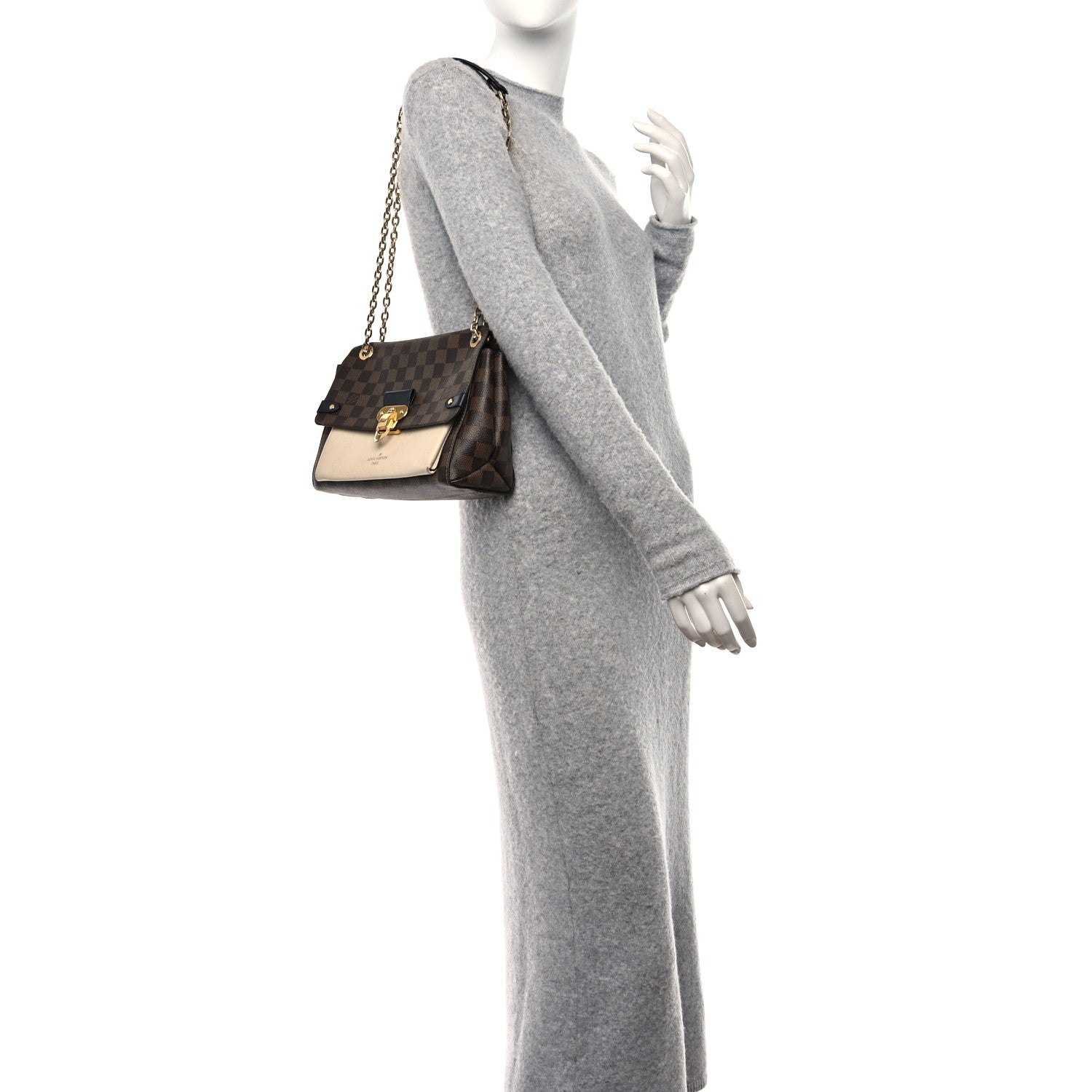 Louis Vuitton Damier Ebene Vavin PM Creme 3 of 15