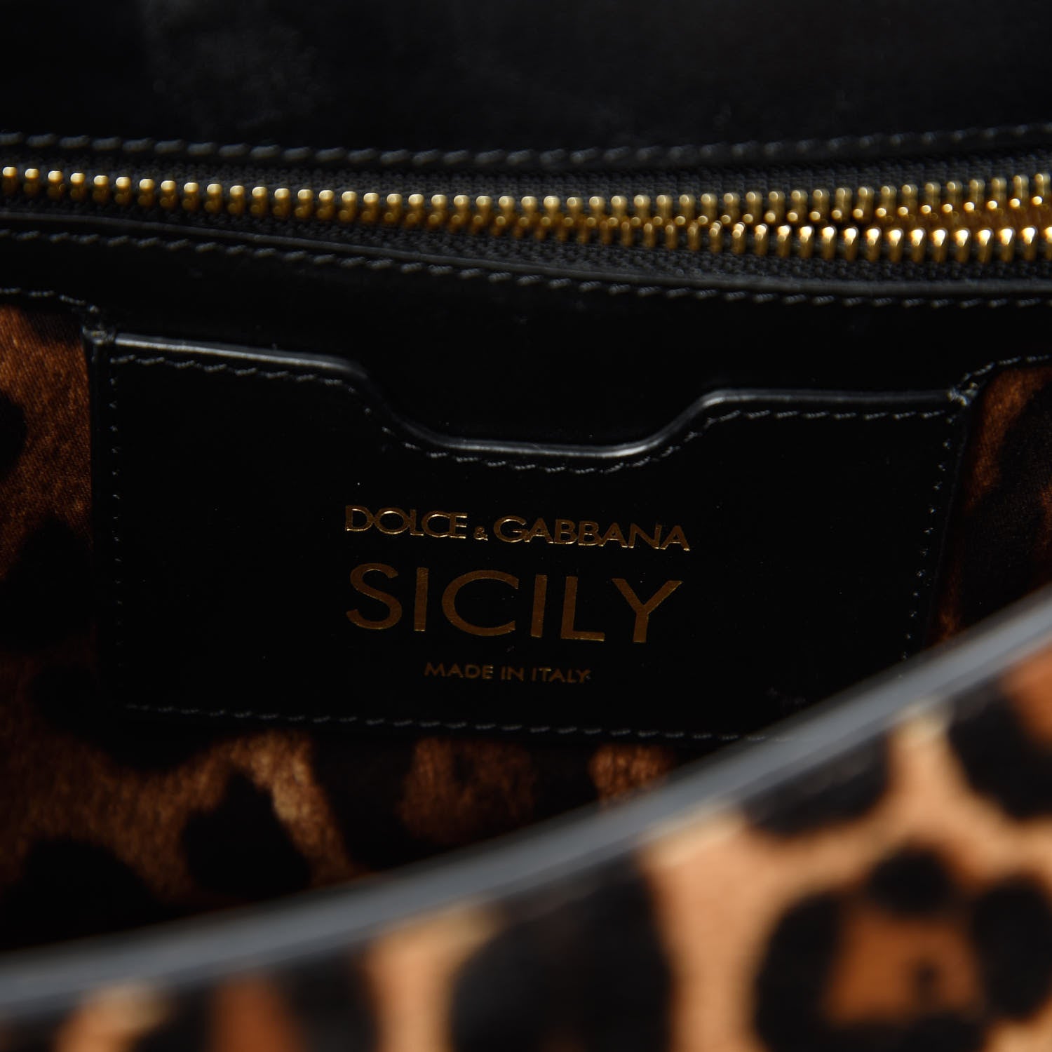Dolce & Gabbana Calf Hair Leopard Print Large Miss Sicily Satchel Naturale 8 of 13
