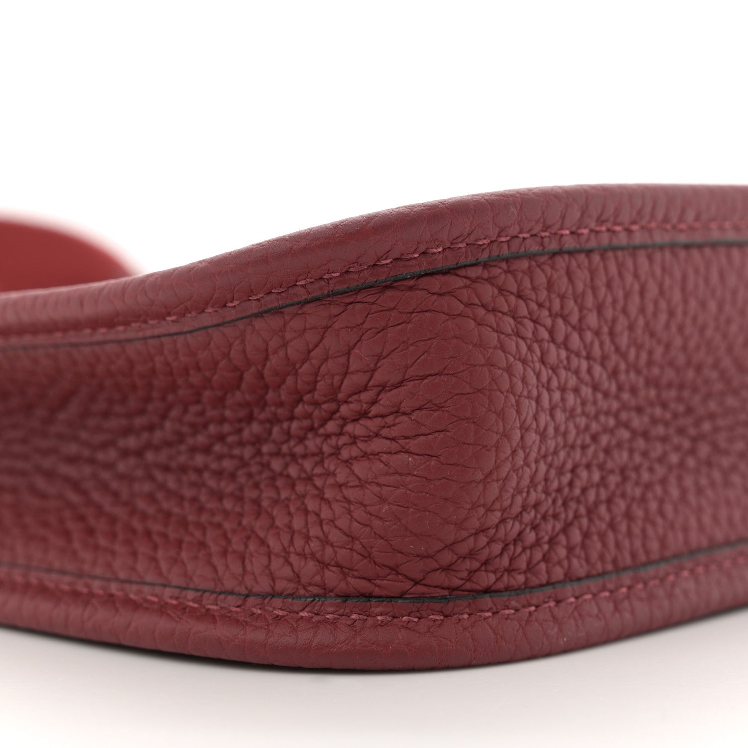 Hermes Taurillon Clemence Evelyne TPM Rouge H 9 of 11