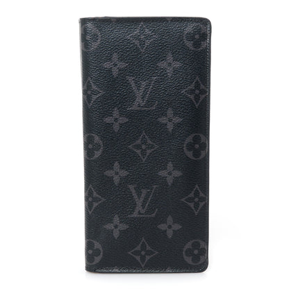 Louis Vuitton Monogram Eclipse Brazza Wallet 1 of 9