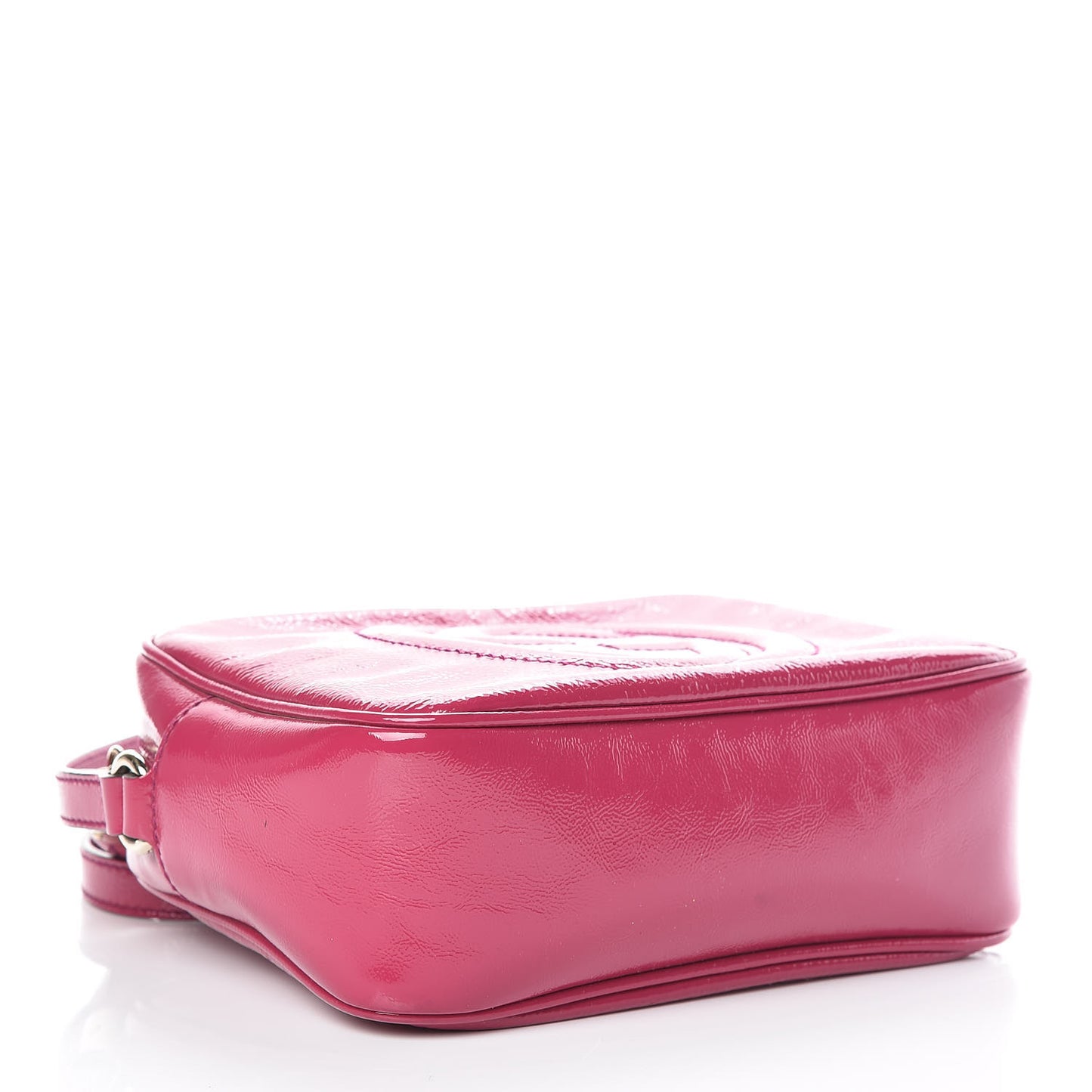 Soft Patent Small Soho Disco Bag Bright Bougainvillea