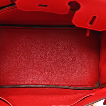 Hermes Epsom Birkin 30 Rouge Casaque 5 of 13