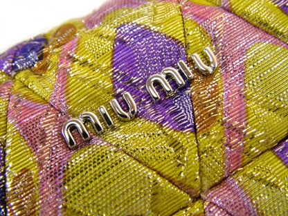 Miu Miu Lurex Jeweled Shoulder Bag 6 of 11