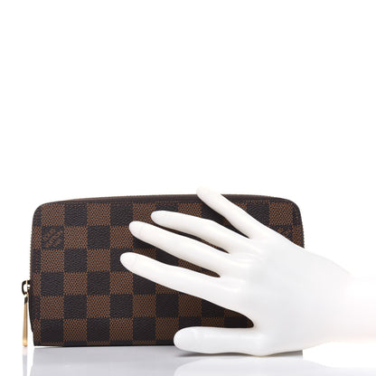 Louis Vuitton Damier Ebene Zippy Wallet 2 of 9