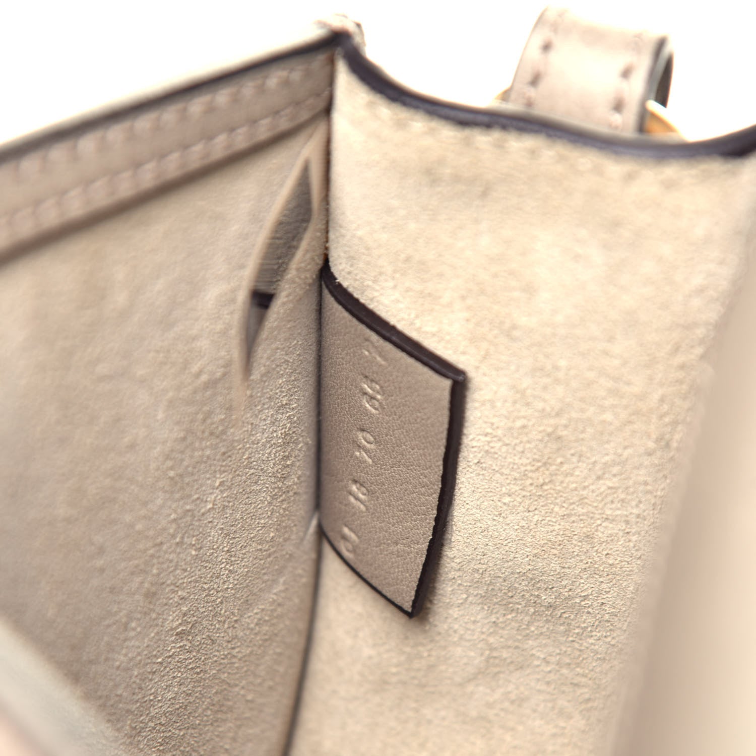 Chloe Calfskin Suede Small Nile Bracelet Bag Motty Grey 7 of 10