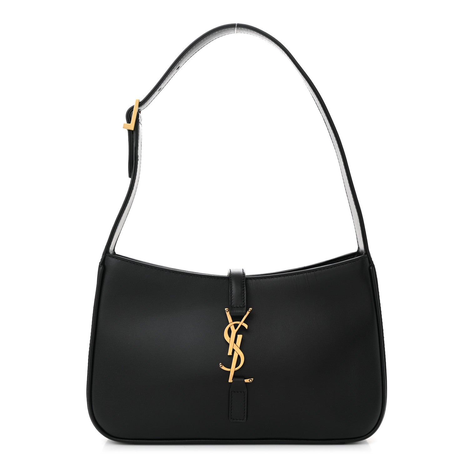 Saint Laurent Smooth Calfskin Le 5 A 7 Hobo Black 1 of 10