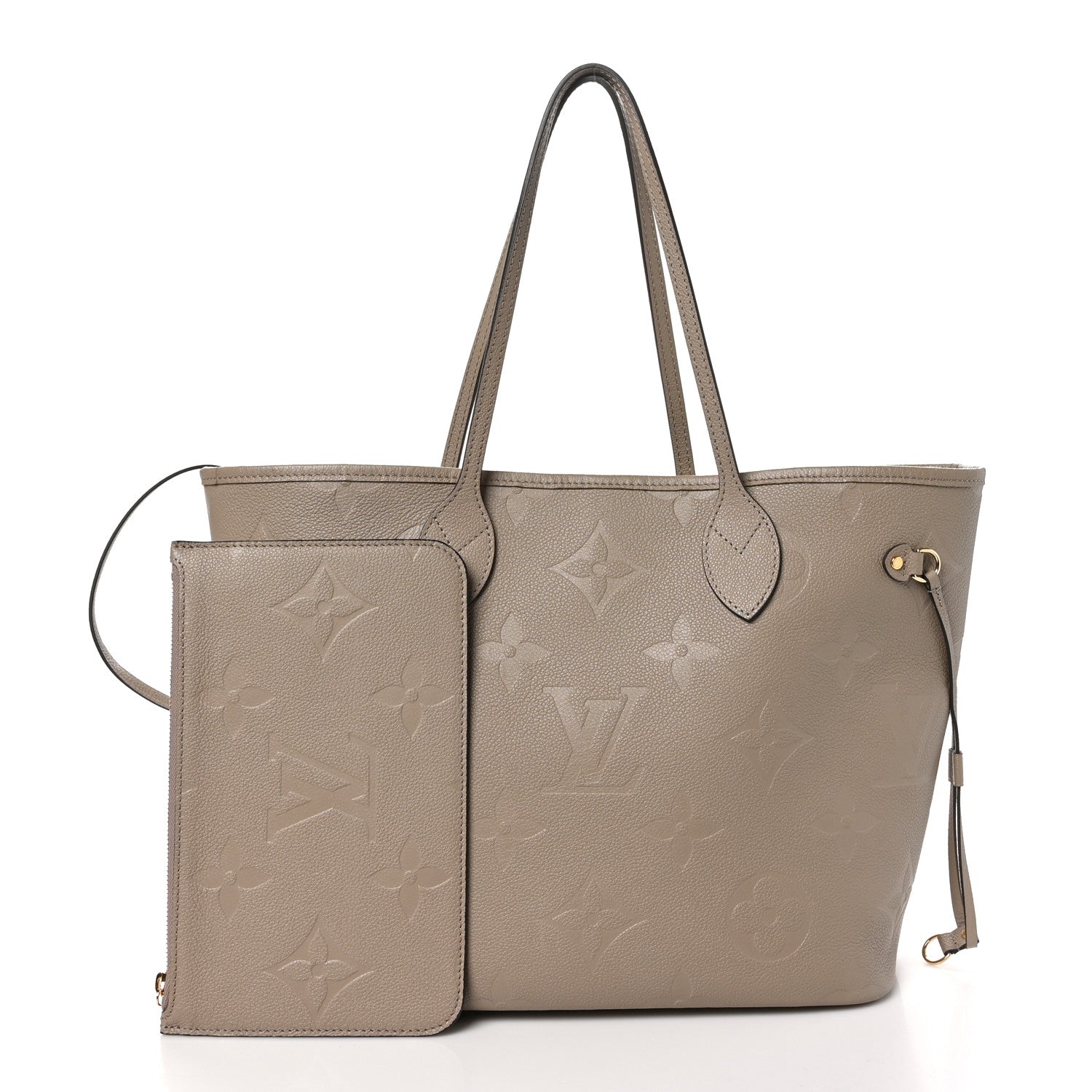 Louis Vuitton Empreinte Monogram Giant Neverfull MM Tourterelle 3 of 10