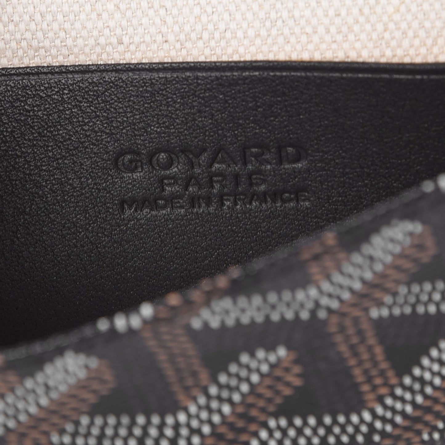Goyardine Plumet Wallet Clutch Black