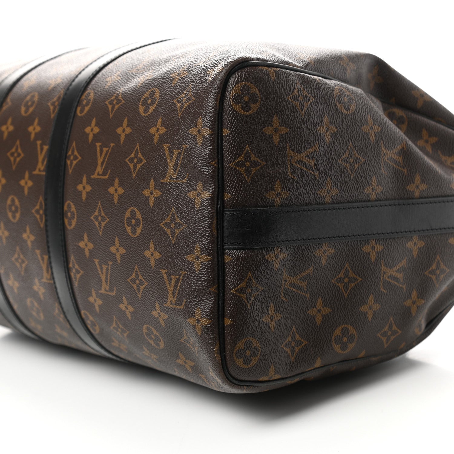 Louis Vuitton Monogram Macassar Keepall Bandouliere 45 9 of 14