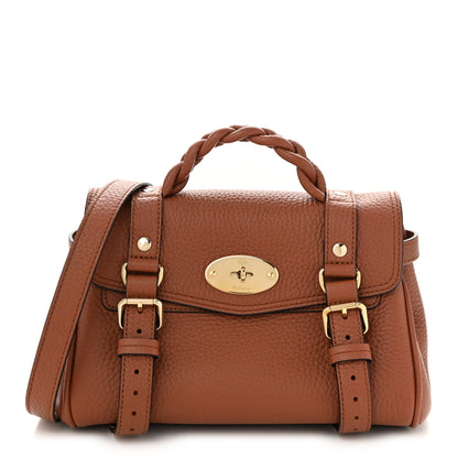 Mulberry Heavy Grain Mini Alexa Chestnut 1 of 9