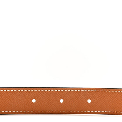 Hermes Epsom Swift 24mm Mini H Belt 75 30 Gold Vert Fizz 4 of 6