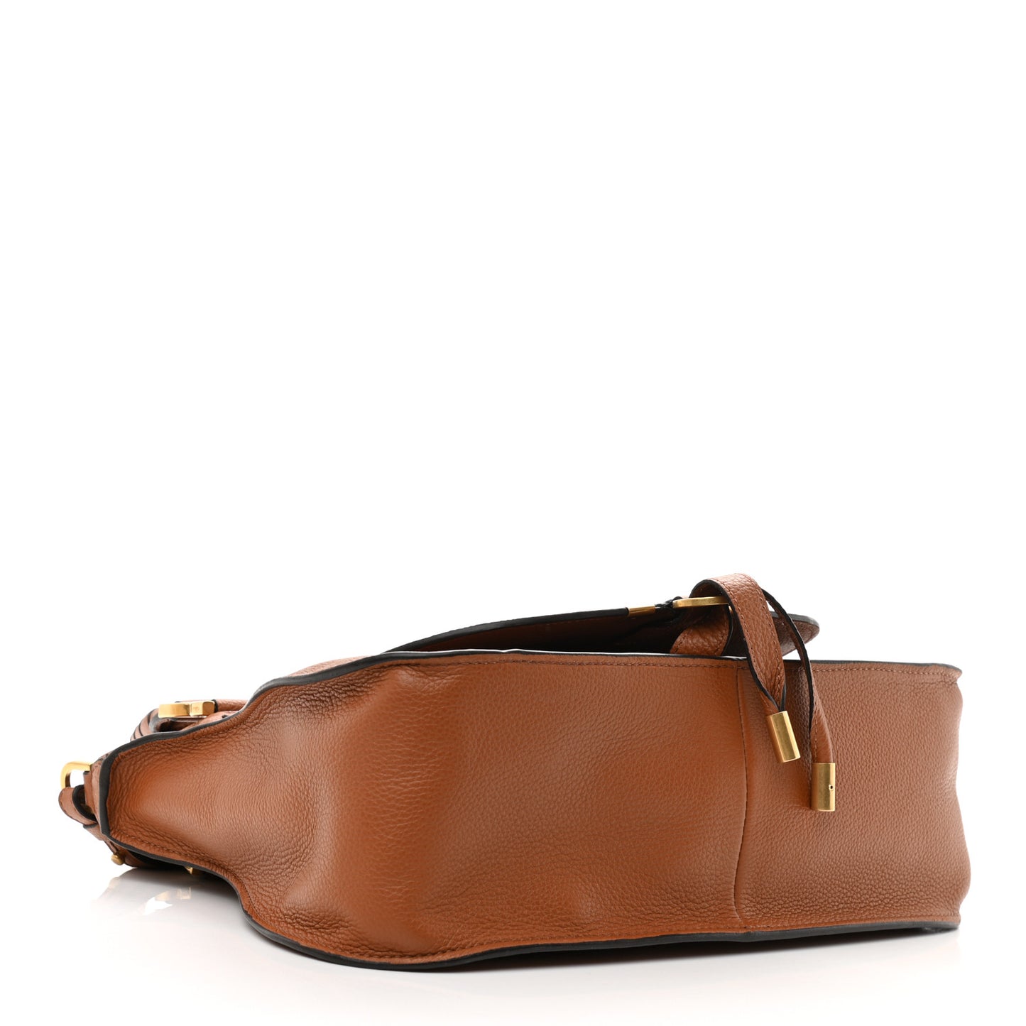 Calfskin Medium Marcie Satchel Tan