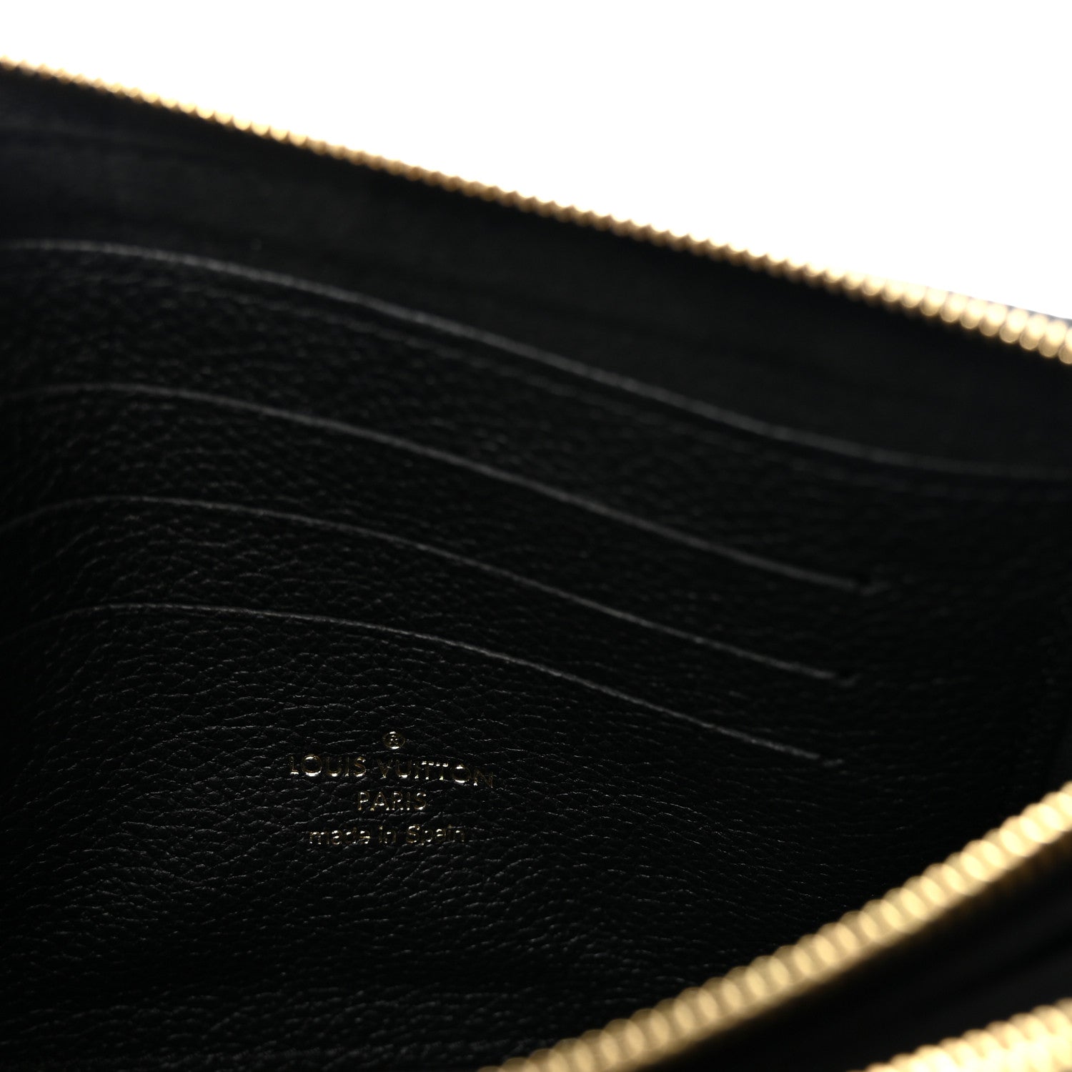 Louis Vuitton Empreinte Double Zip Pochette Black 6 of 8