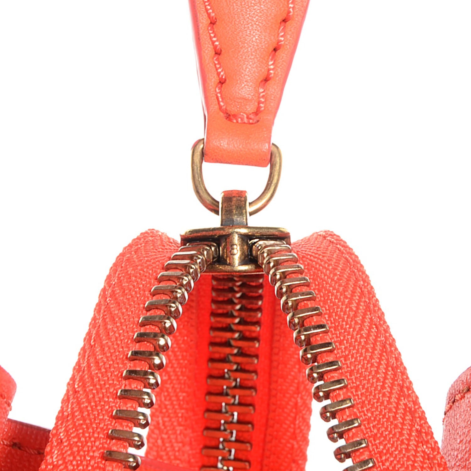 Celine Smooth Calfskin Mini Luggage Bright Orange 8 of 9