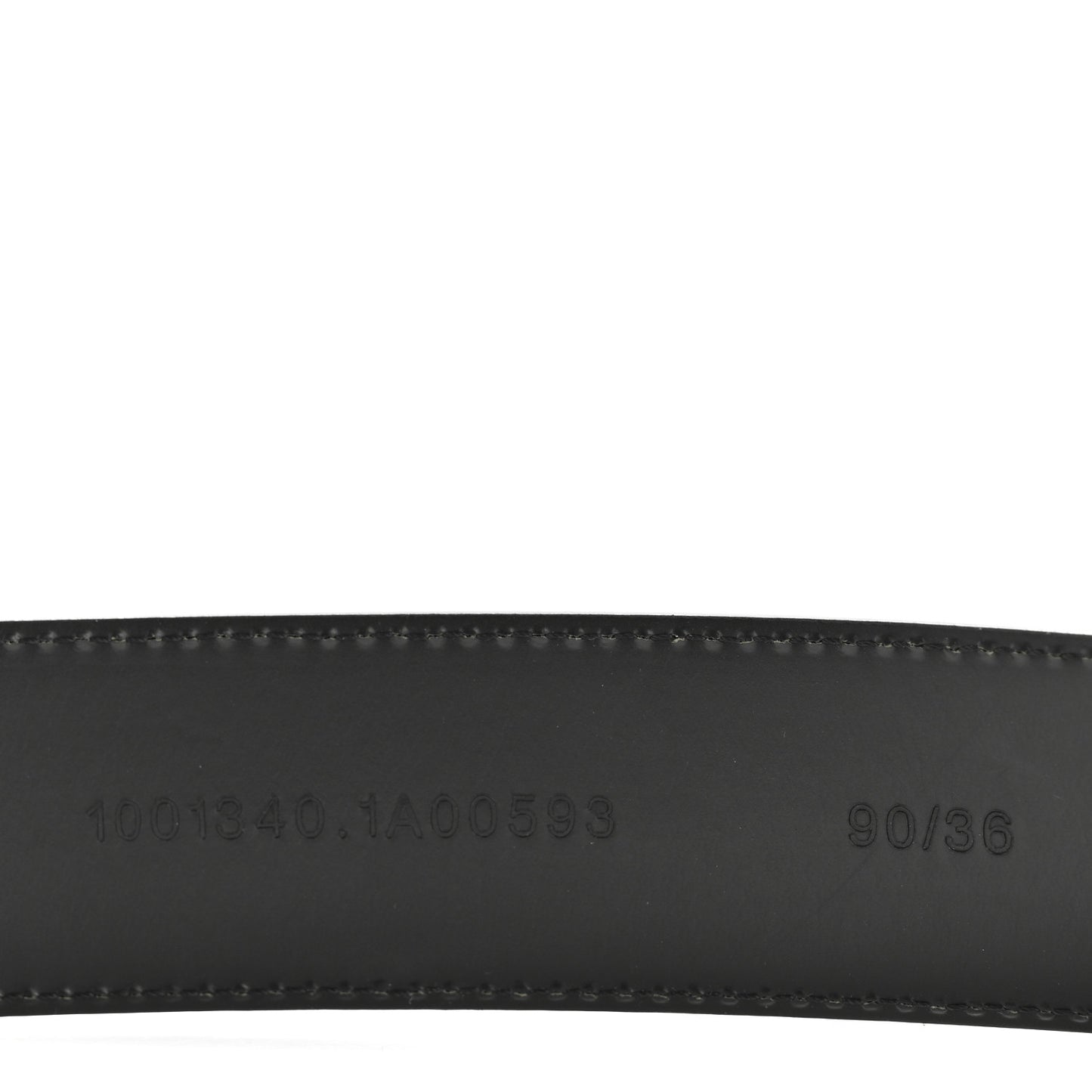 Textured Calfskin 4cm La Medusa Belt 90 36 Black