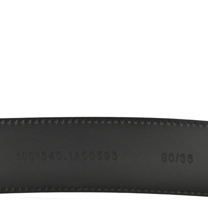 Versace Textured Calfskin 4cm La Medusa Belt 90 36 Black 6 of 8
