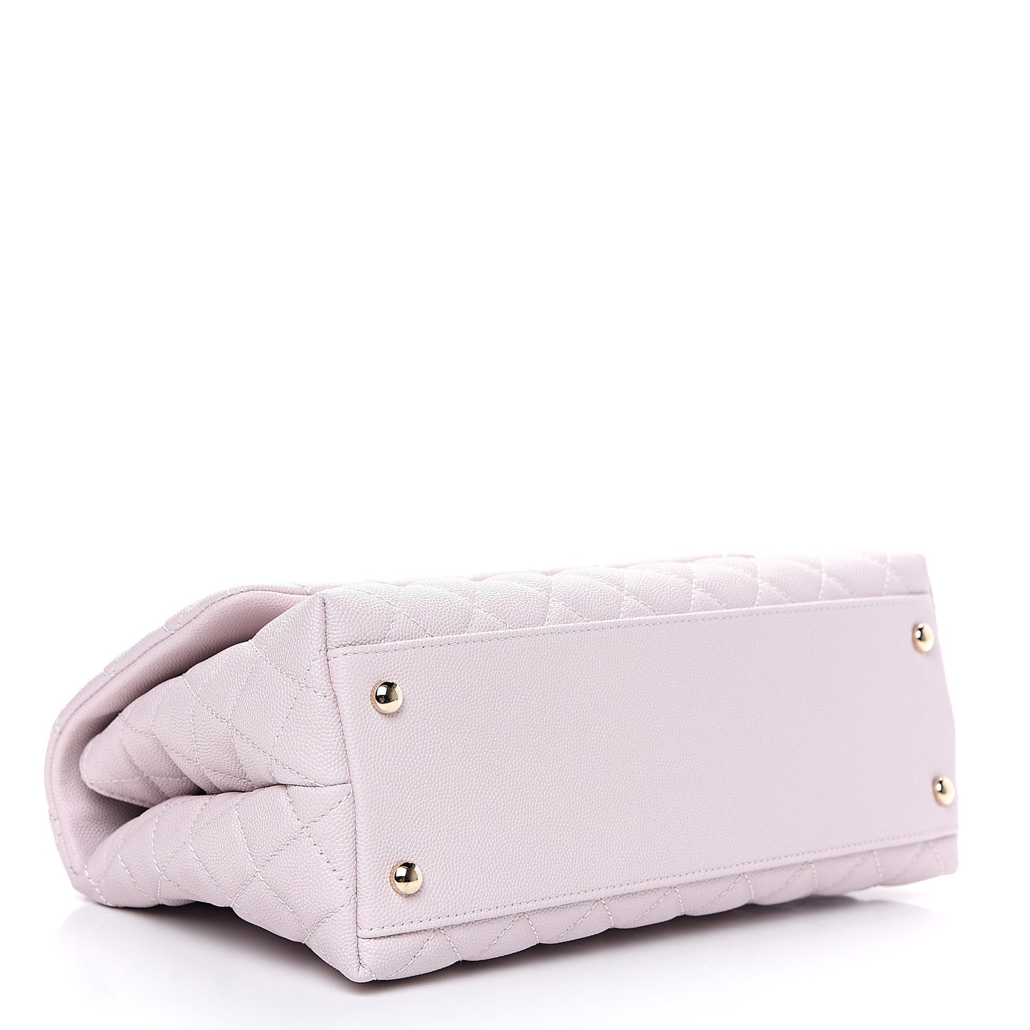 Caviar Quilted Small Coco Handle Flap Lilas Lilac