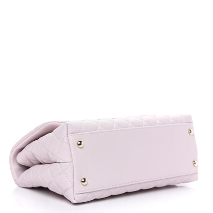 Chanel Caviar Quilted Small Coco Handle Flap Lilas Lilac 3 of 11
