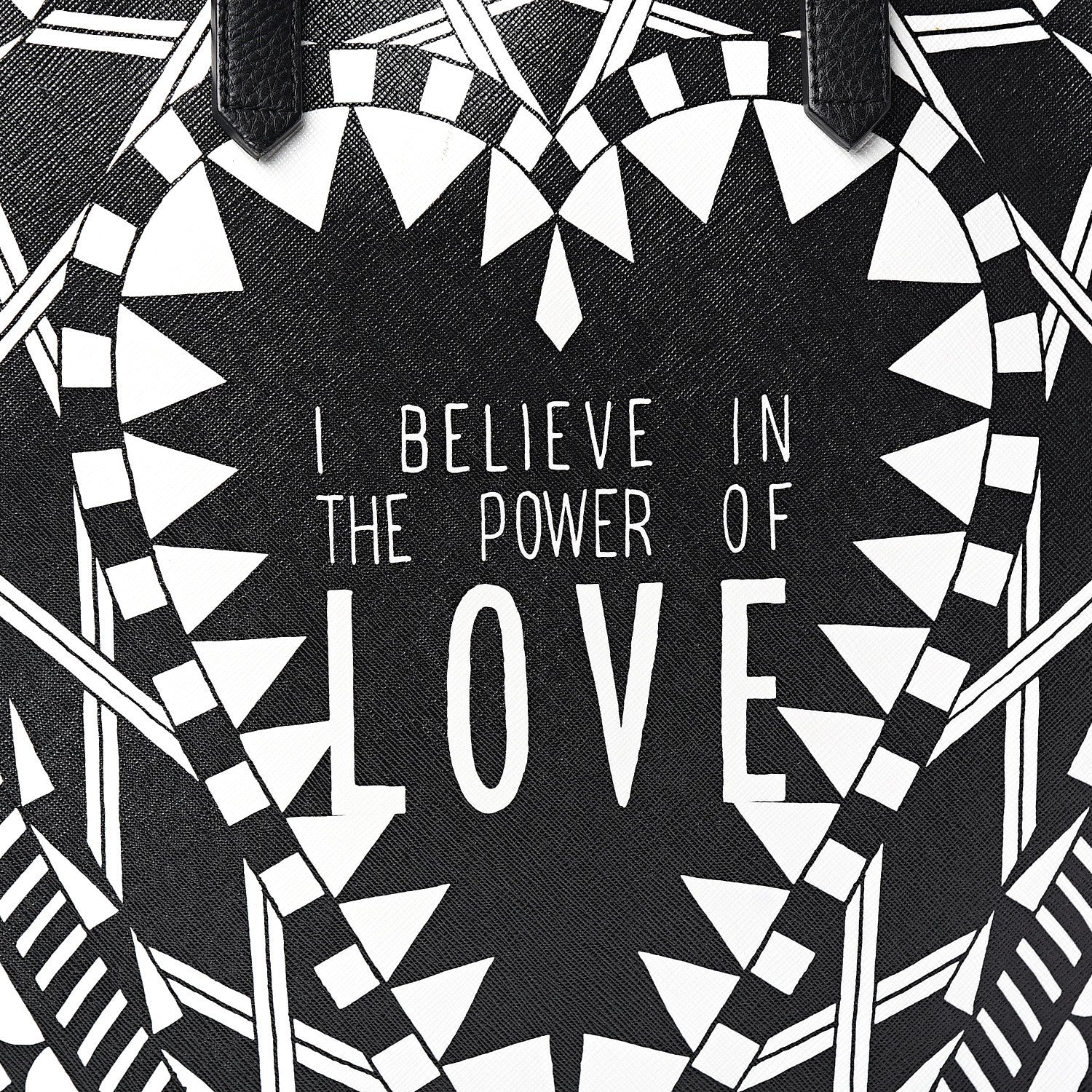 Givenchy Calfskin Power of Love Print Tote Black 14 of 15