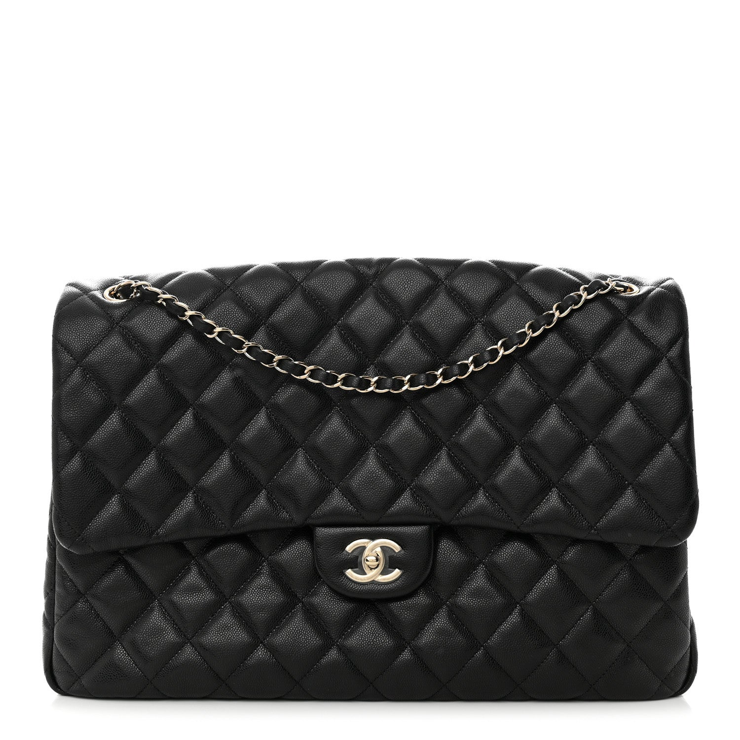 Chanel Caviar Quilted XXL Travel Flap Bag Black 1 of 11