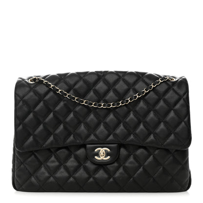 Chanel Caviar Quilted XXL Travel Flap Bag Black 1 of 11