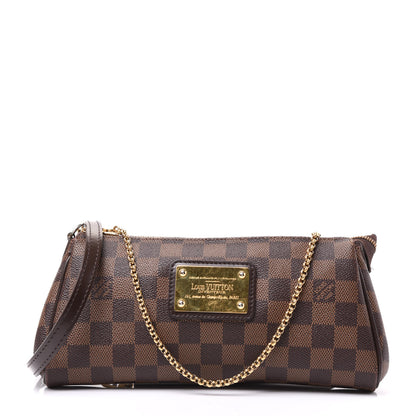 Louis Vuitton Damier Ebene Eva Clutch 1 of 9