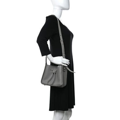 3.1 Phillip Lim Smooth Calfskin Mini Soleil Bucket Bag Grey 2 of 11