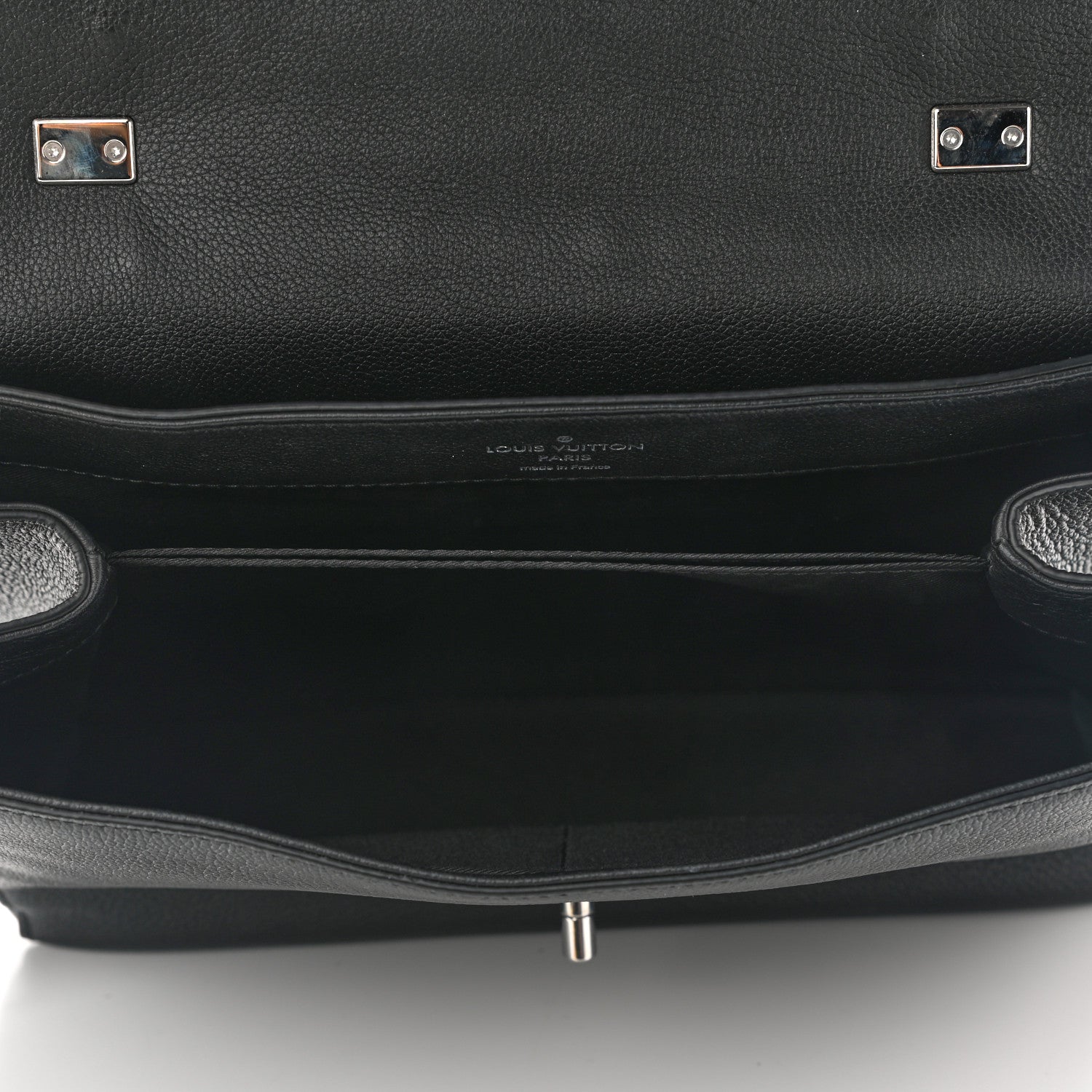 Louis Vuitton Soft Calfskin Lockme II Top Handle Black 5 of 9